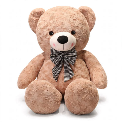 Grande peluche ours avec nœud