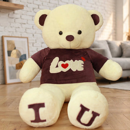 L'ours en peluche géant avec T-shirt ou foulard
