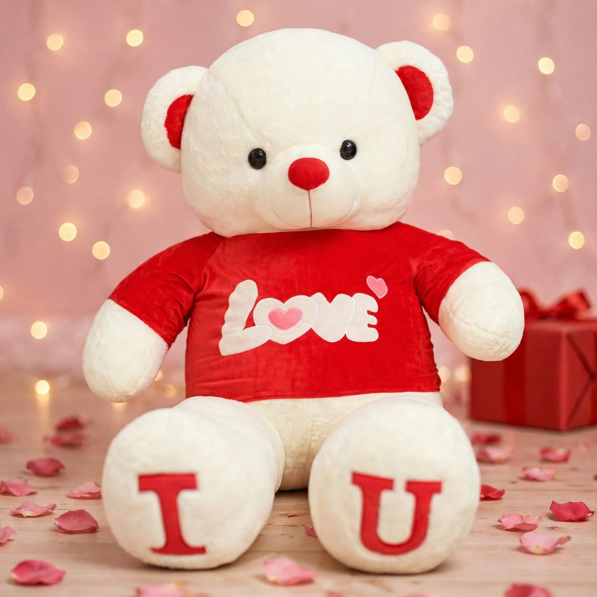 L'ours en peluche géant avec T-shirt ou foulard